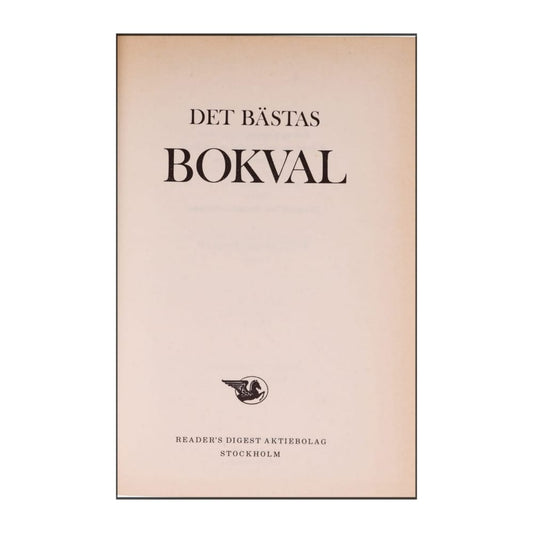Reader’S Digest: Det Bästas Bokval - (1975) - (9170300046)