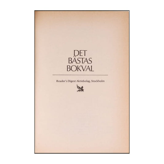Reader’S Digest: Det Bästas Bokval - (1983) - (9170301123)