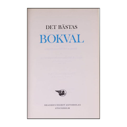 Reader’S Digest: Det Bästas Bokval - (1974)