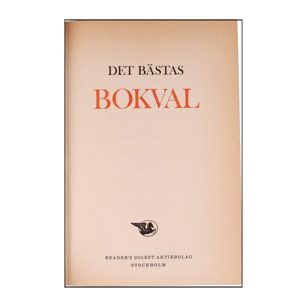 Reader’S Digest: Det Bästas Bokval - (1980) - (9170300291)