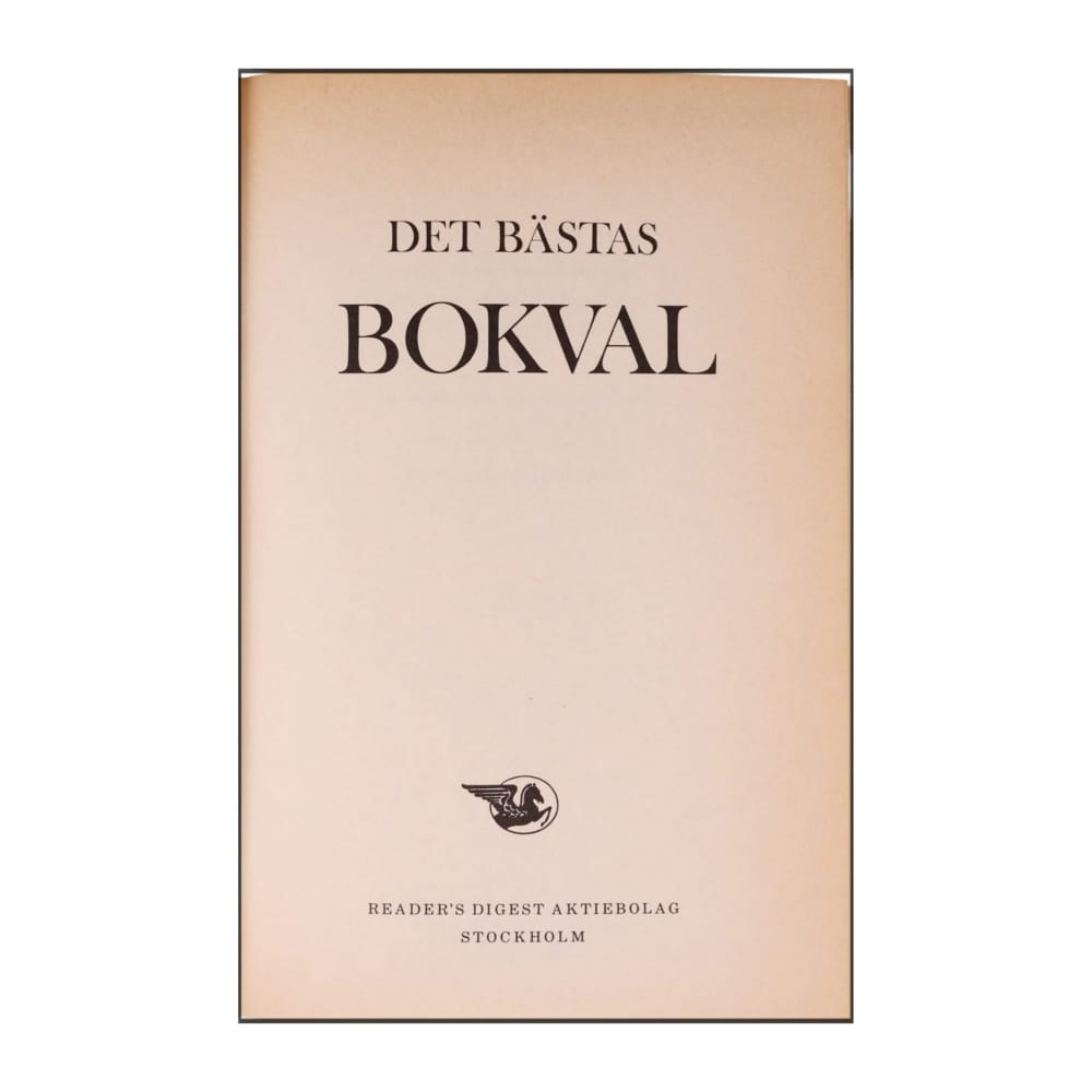 Reader’S Digest: Det Bästas Bokval - (1979) - (9170300941)