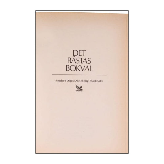 Reader’S Digest: Det Bästas Bokval - (1985) - (9170301301)