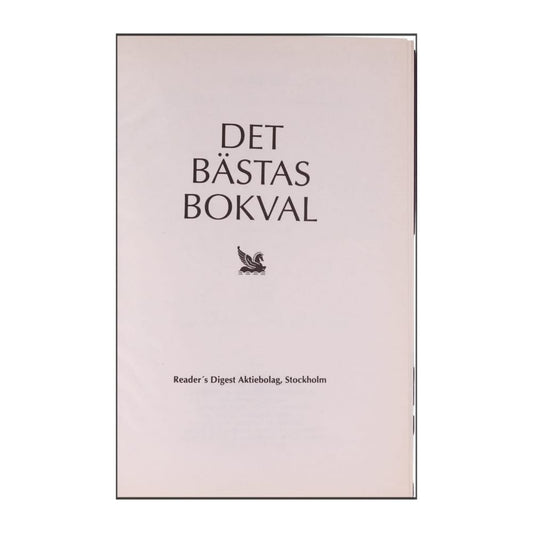 Reader’S Digest: Det Bästas Bokval - (1994) - (9170301891)