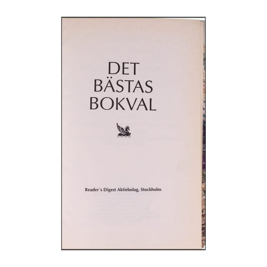 Reader’S Digest: Det Bästas Bokval - (1994) - (9170301875)