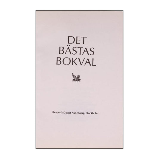Reader’S Digest: Det Bästas Bokval - (1993) - (9170301573)