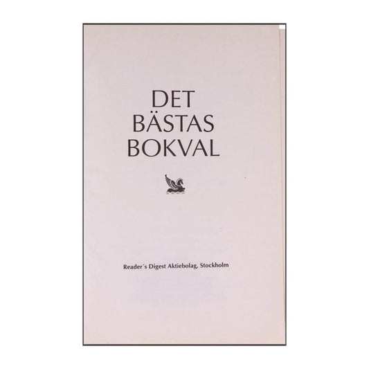 Reader’S Digest: Det Bästas Bokval - (1995) - (9170302200)