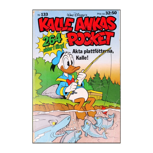 Kalle Ankas Pocket 133 - Akta Plattfötterna, Kalle!