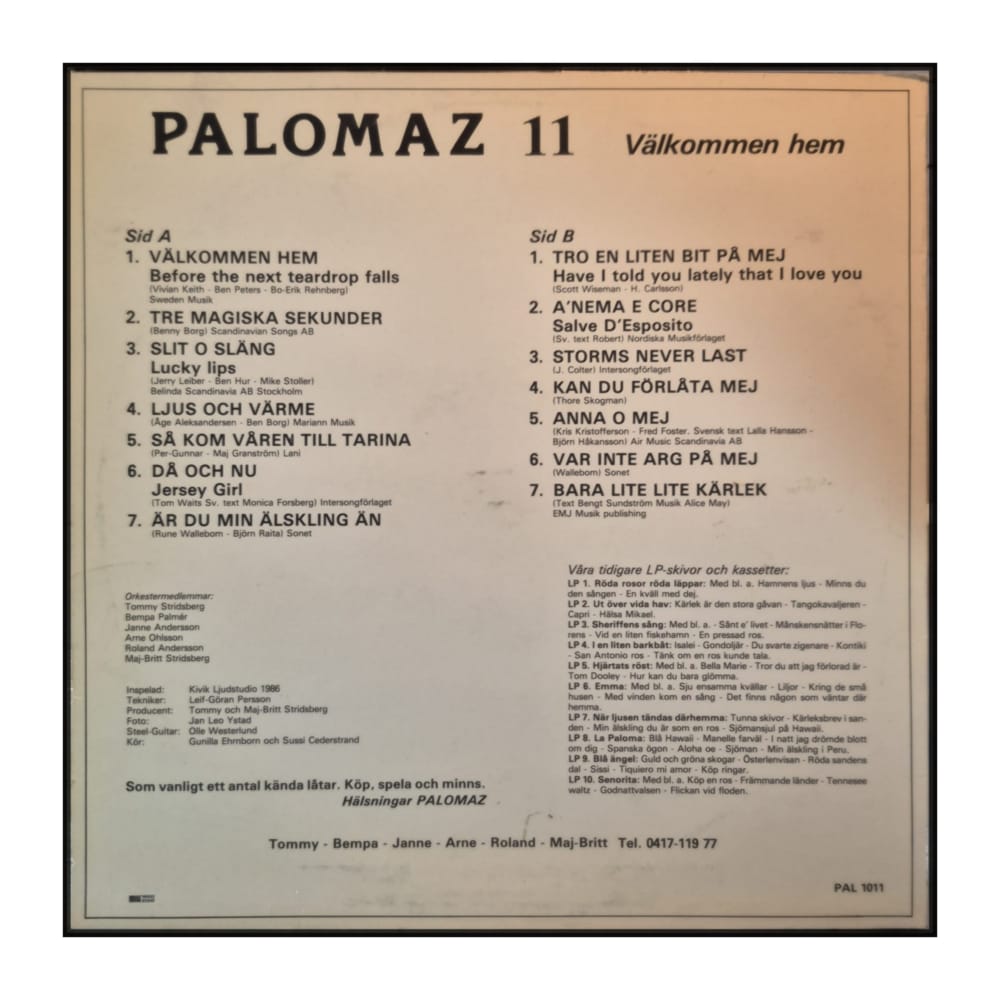 Palomaz 11: Välkommen Hem