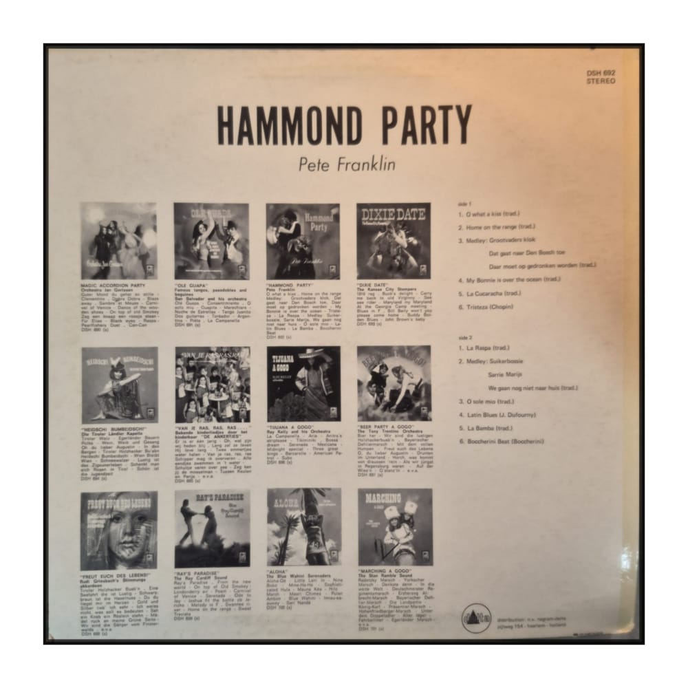 Pete Franklin: Hammond Party