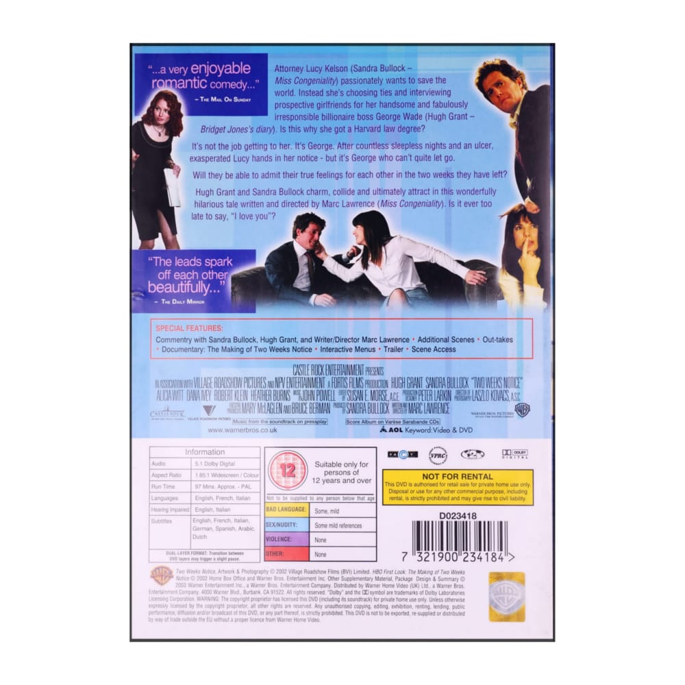 Two Weeks Notice