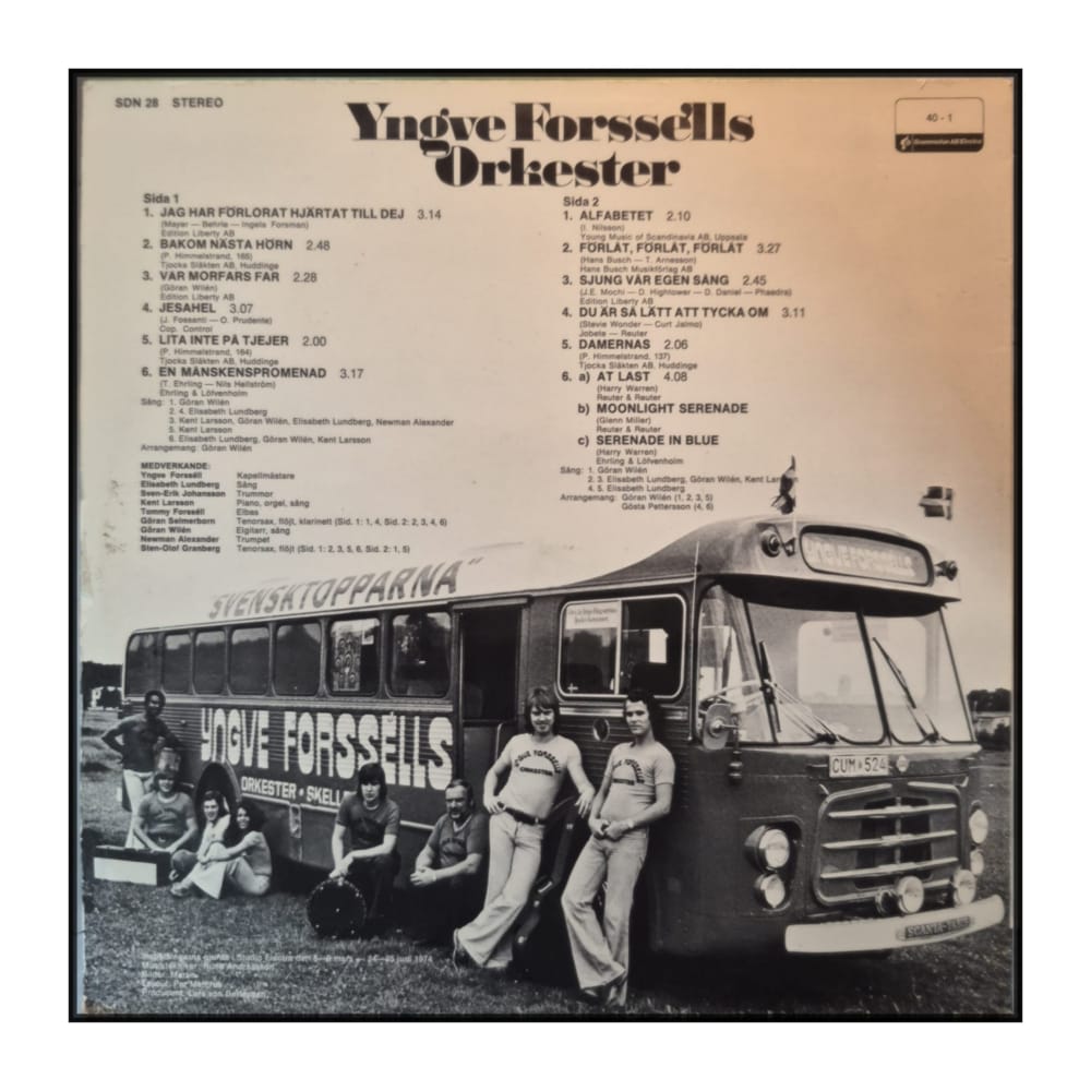 Yngve Forssells Orkester: Jag Har Förlorat Hjärtat Till Dej