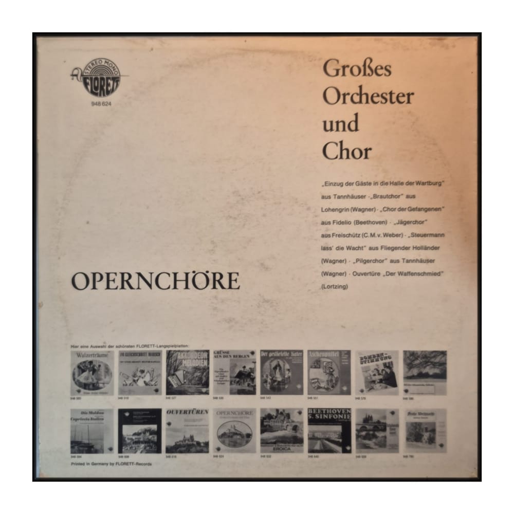 Opernchöre: Großes Ochester Ud Cor