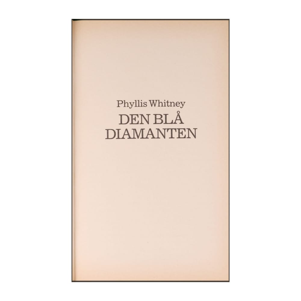 Phyllis A. Whitney: Den Blå Diamanten