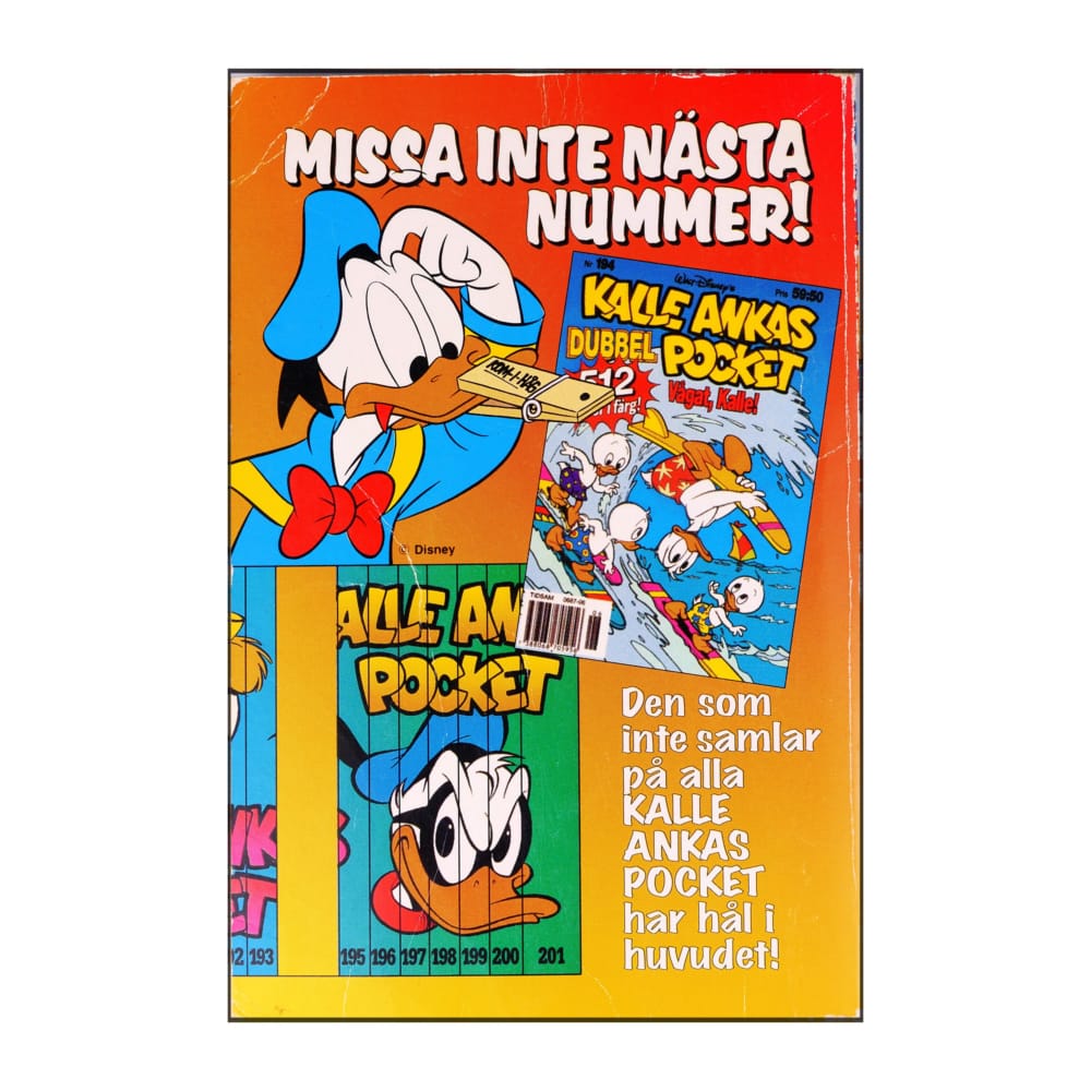 Kalle Ankas Pocket 193 - Fy För Katten, Kalle!