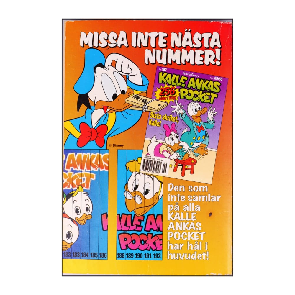 Kalle Ankas Pocket 186 - Du Är Bäst På Plan, Kalle!