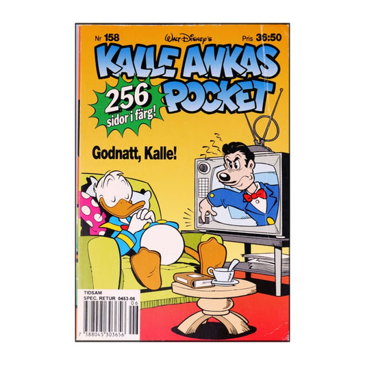 Kalle Ankas Pocket 158 Godnatt Kalle
