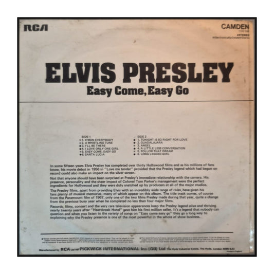 Elvis Presley: Easy Come Easy Go
