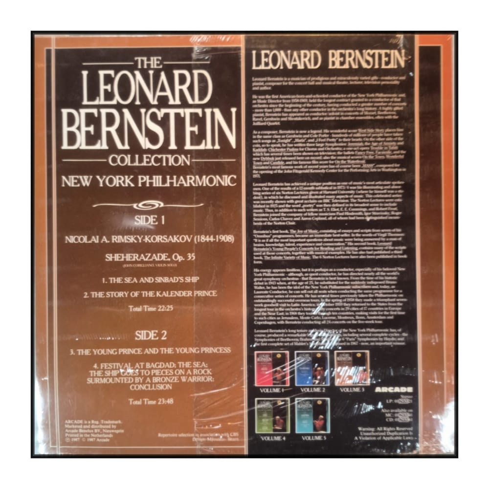 Leonard Bernstein & New York Philharmonic: Rimsky-Korsakov: Sheherazade, Op. 35