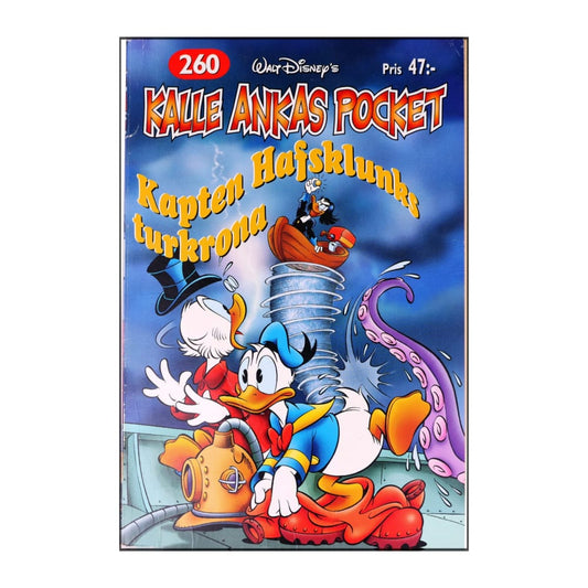 Kalle Ankas Pocket 260 Kapten Hafsklunks Turkrona