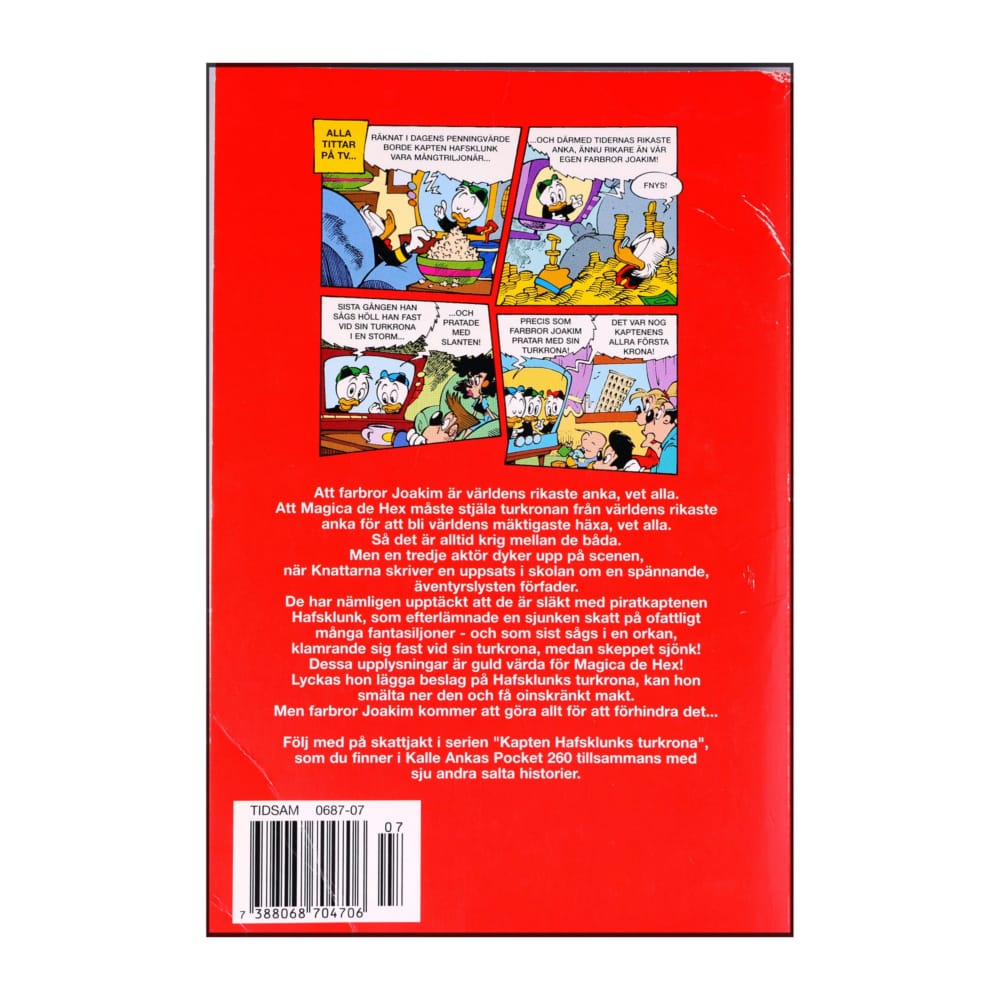 Kalle Ankas Pocket 260 - Kapten Hafsklunks Turkrona