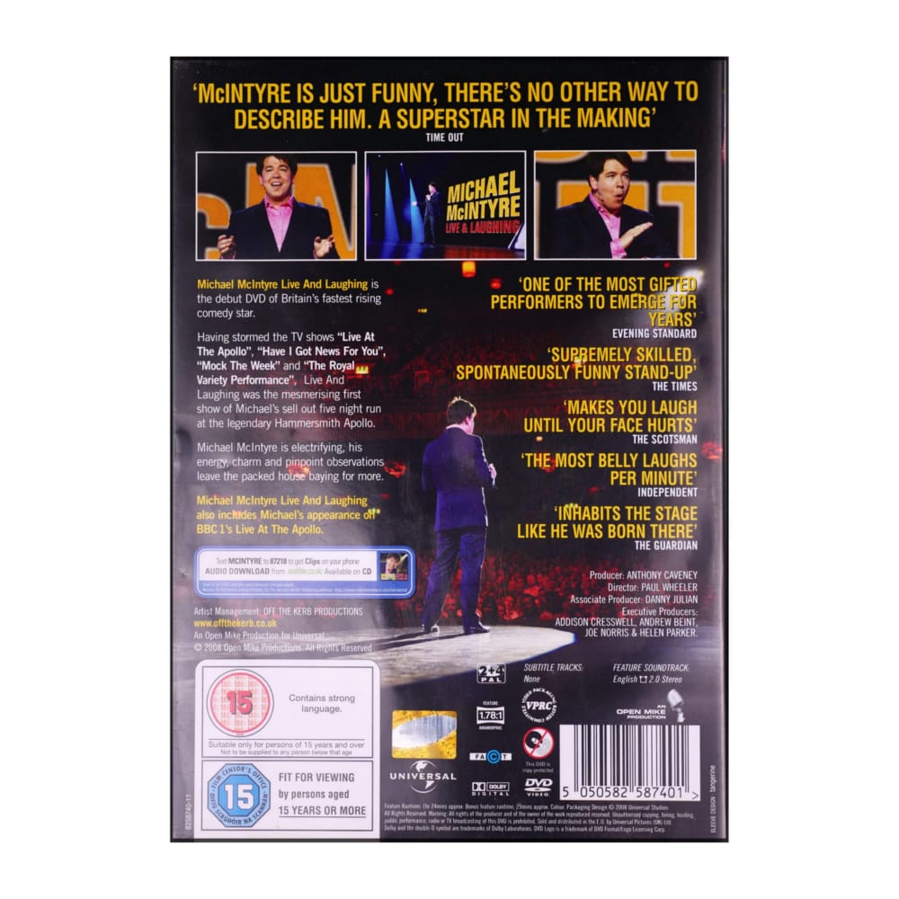 Michael Mcintyre: Live & Laughing