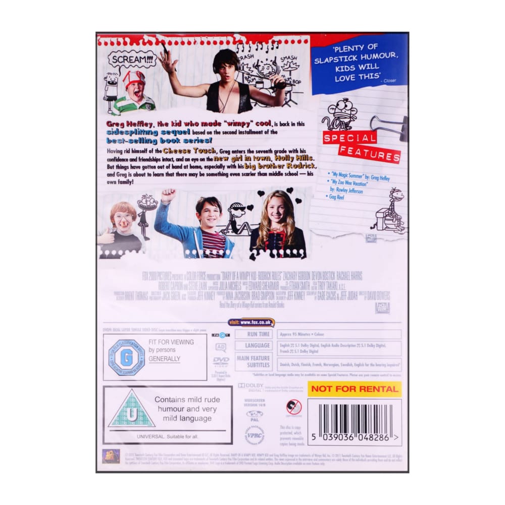 Diary Of A Wimpy Kid Rodrick Rules 2