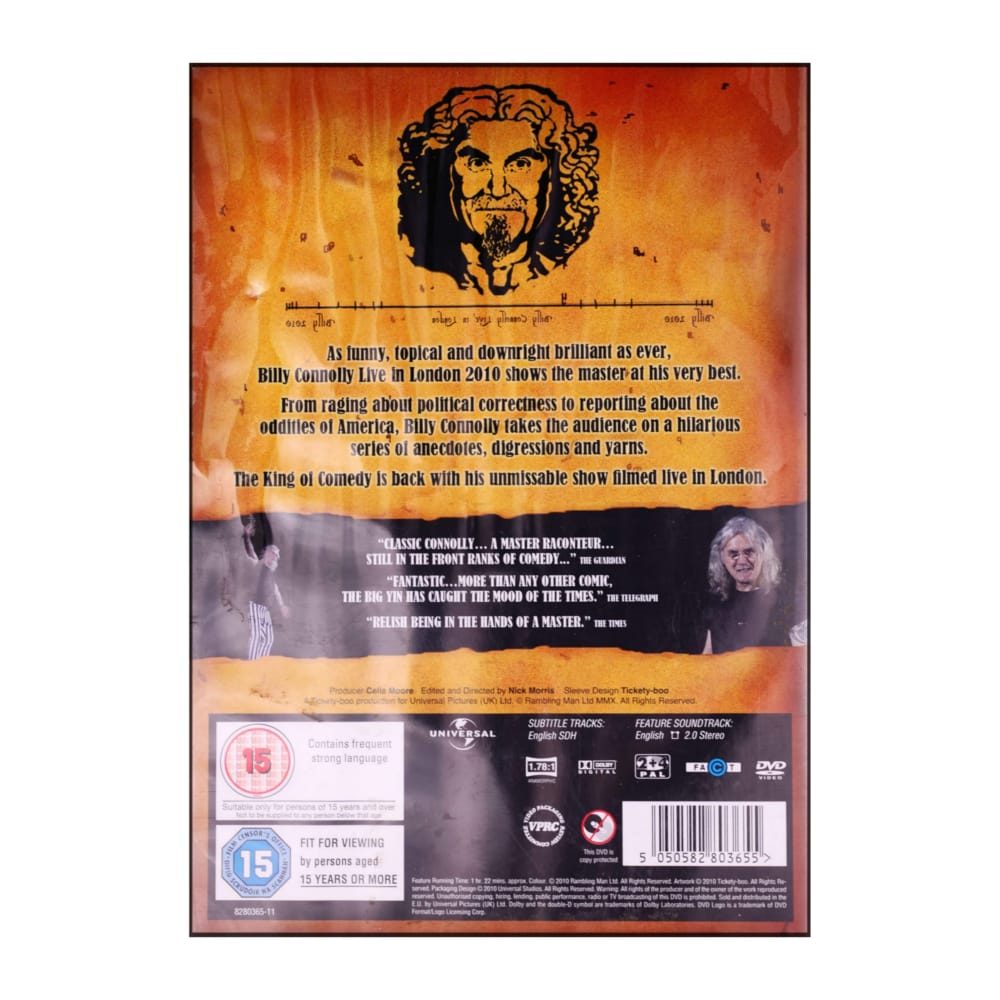 Billy Connolly Live In London 2010