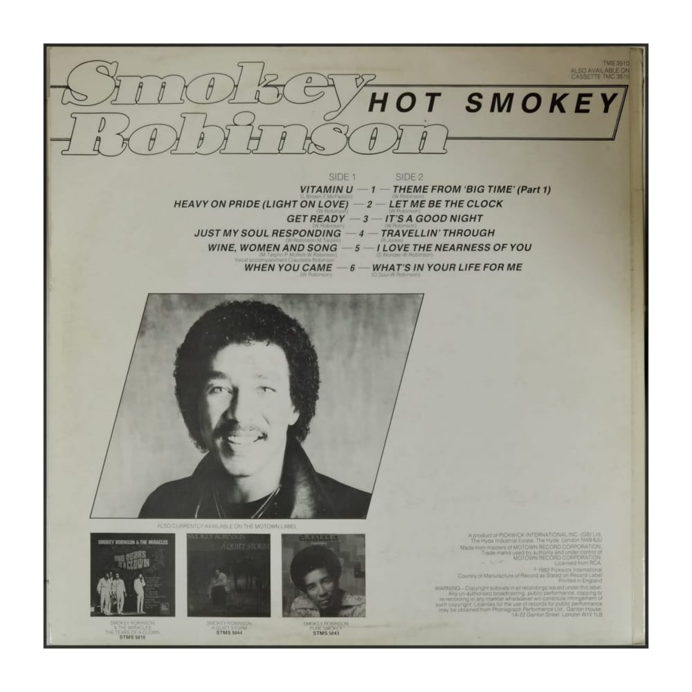 Smokey Robinson: Hot Smokey