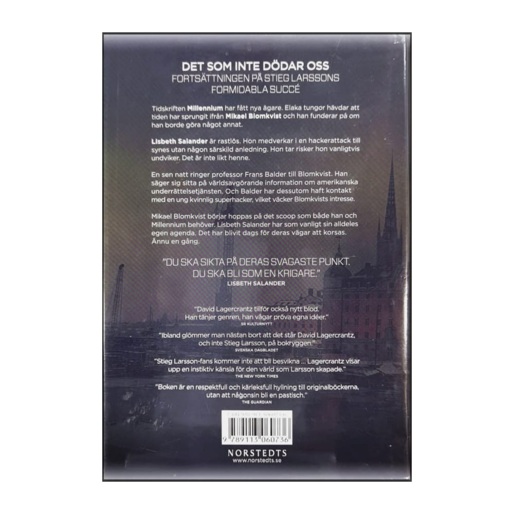 David Lagercrantz: Det Som Inte Dödar Oss