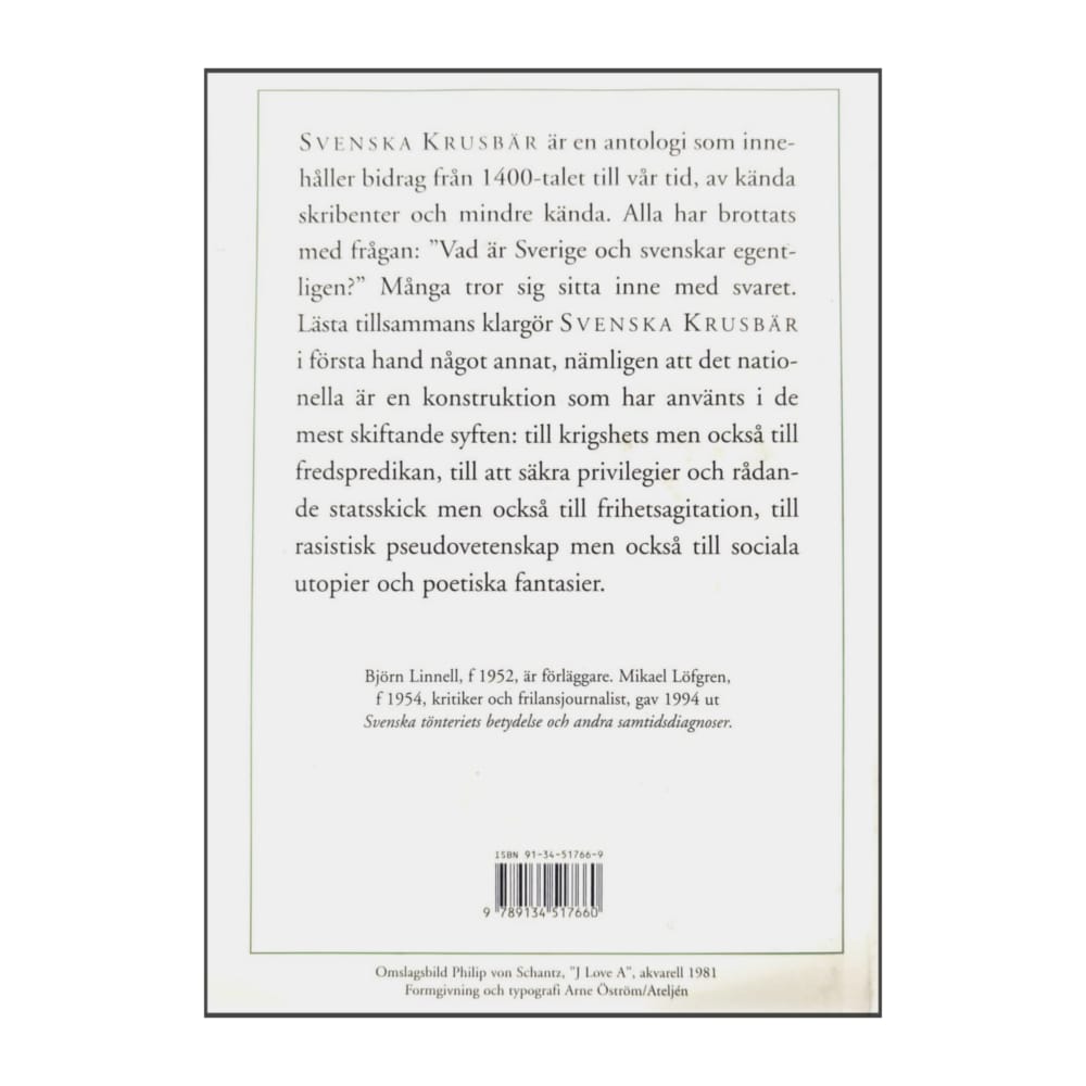Björn Linnell & Mikael Löfgren: Svenska Krusbär