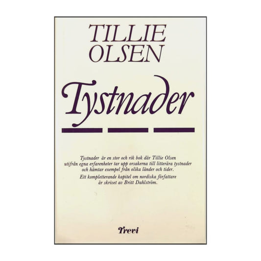 Tillie Olsen: Tystnader