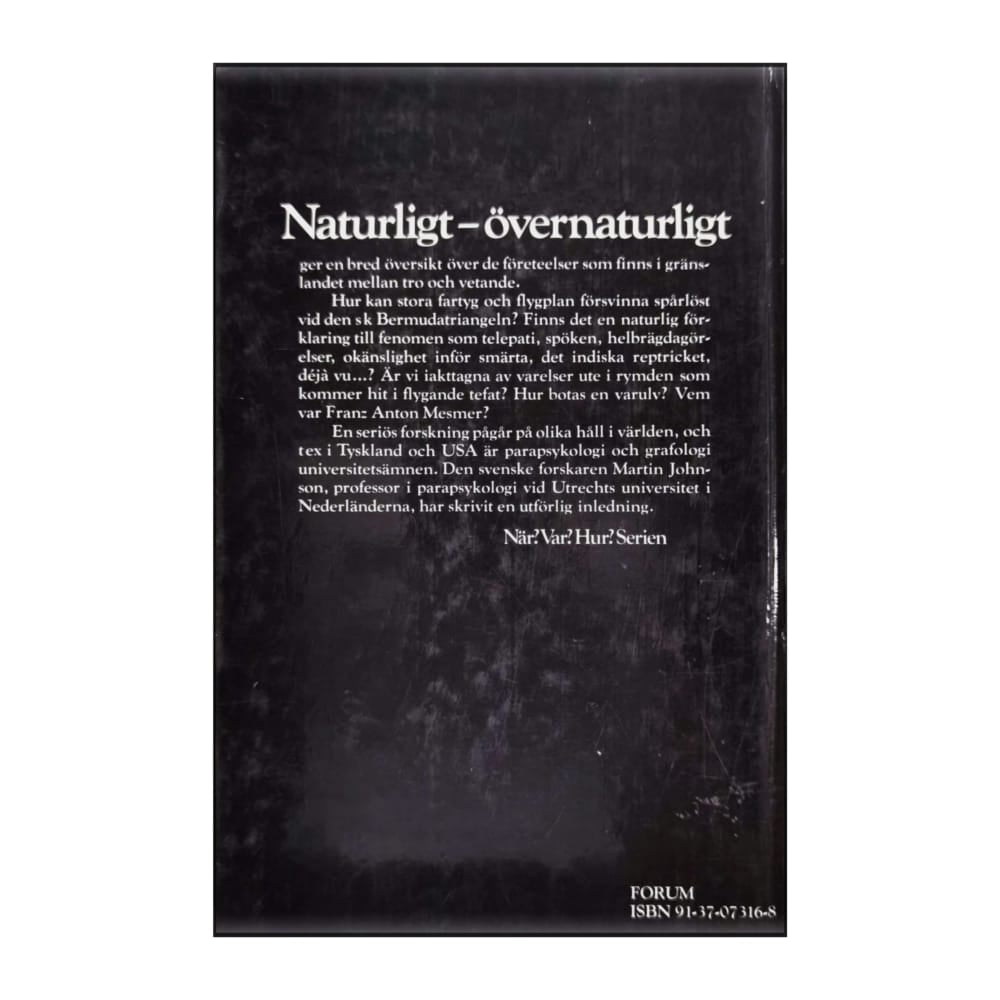 Poul Fersling: Naturligt-Övernaturligt