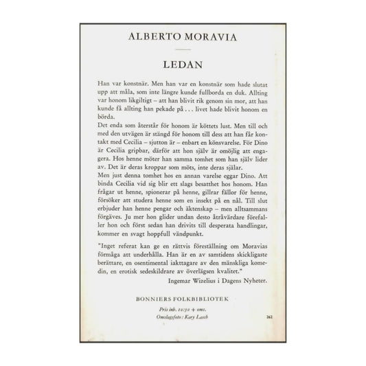 Alberto Moravia: Ledan