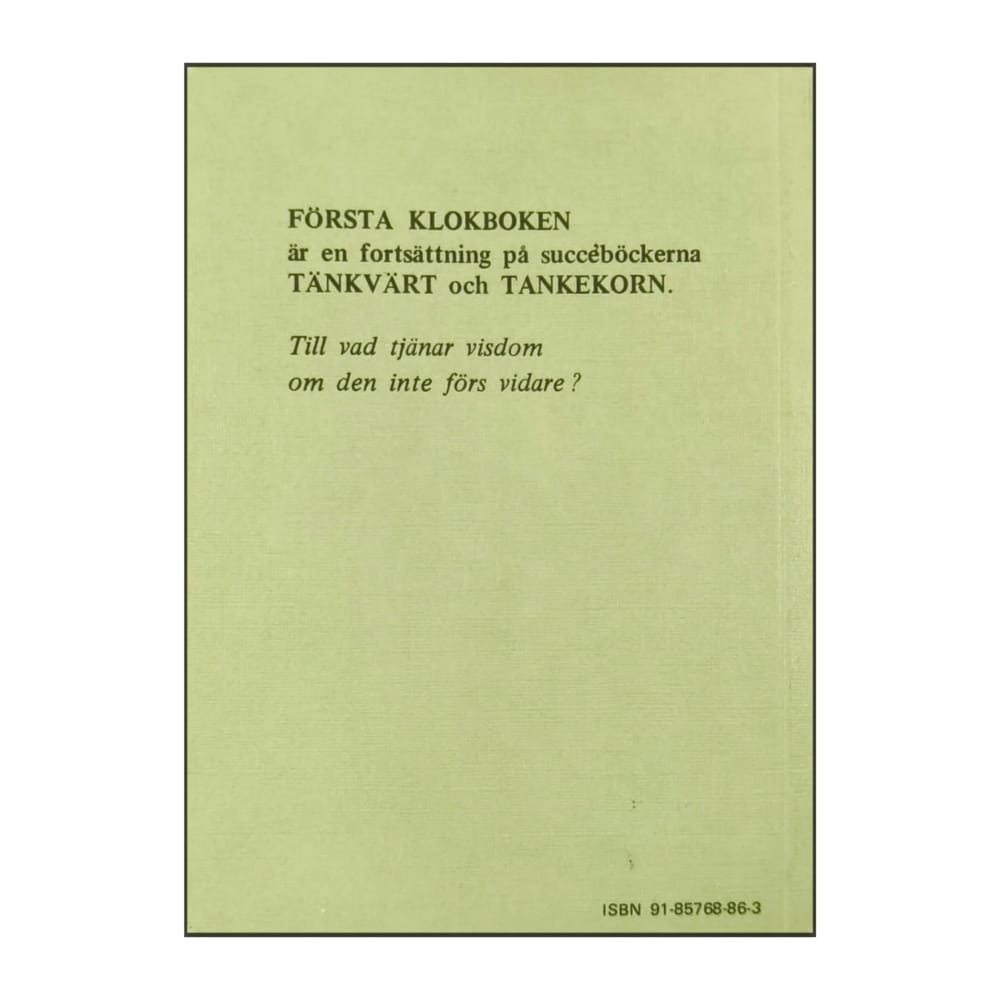Gunnel Swärd & Kjell Swärd: Klokboken