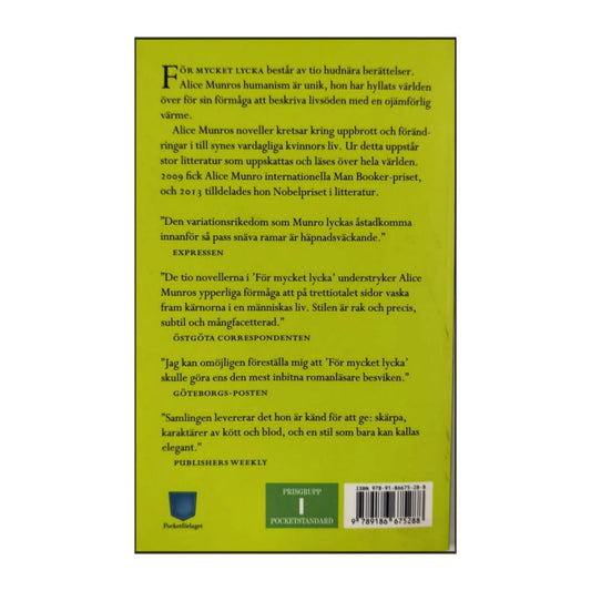 Alice Munro: För Mycket Lycka