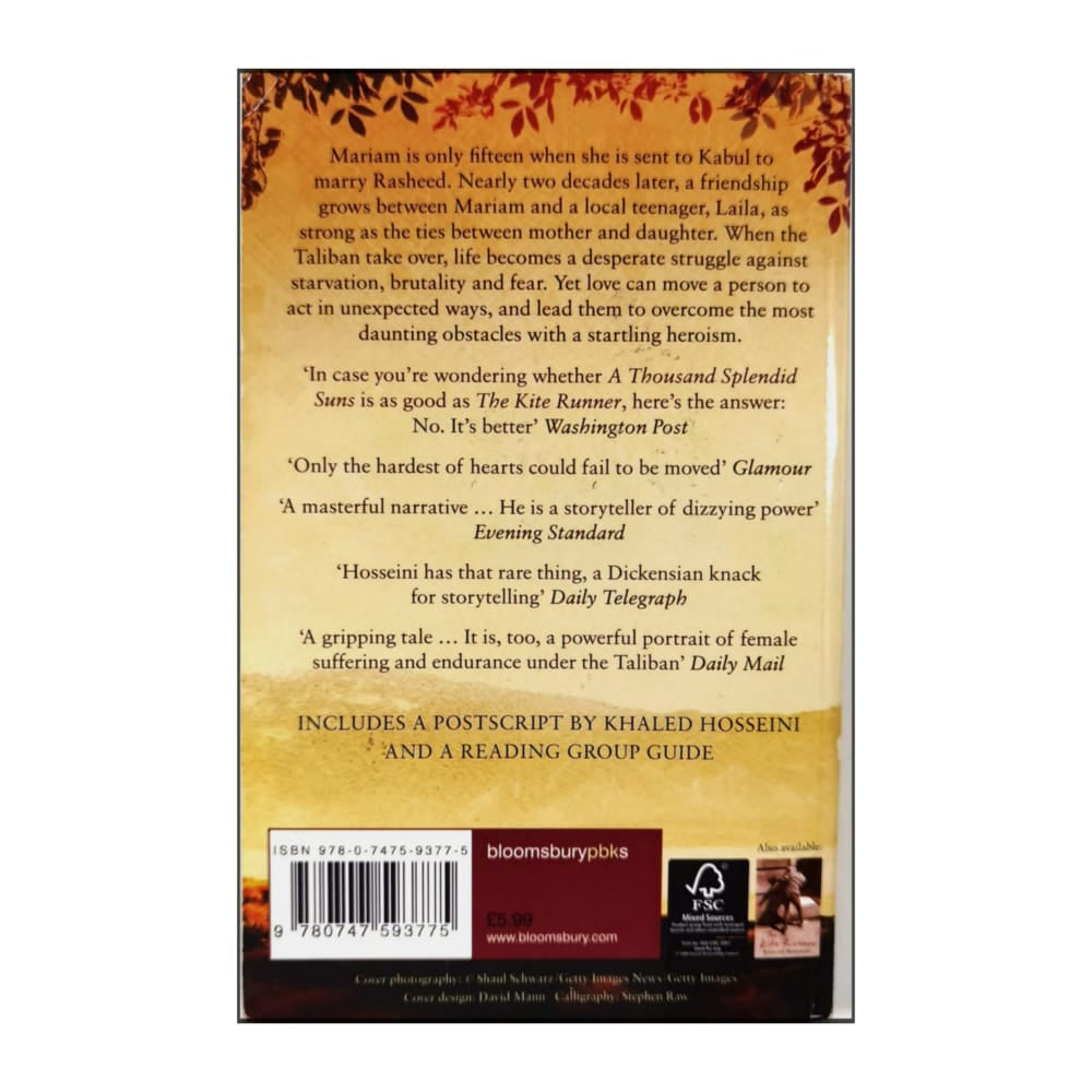 Khaled Hosseini: A Thousand Splendid Suns
