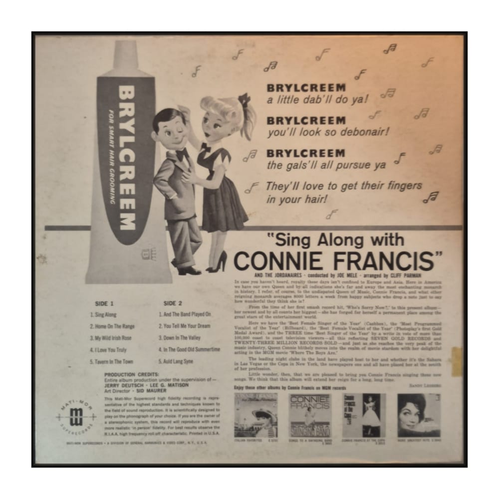 Connie Francis: Sing Along With Connie Francis