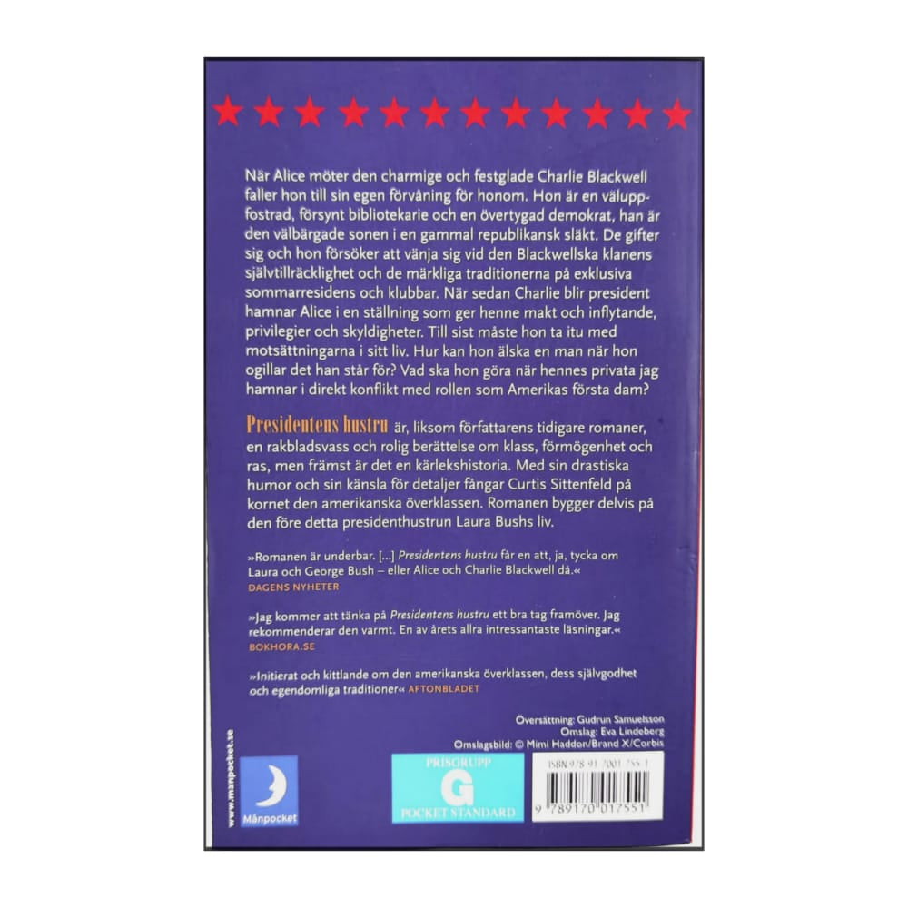 Curtis Sittenfeld: Presidentens Hustru