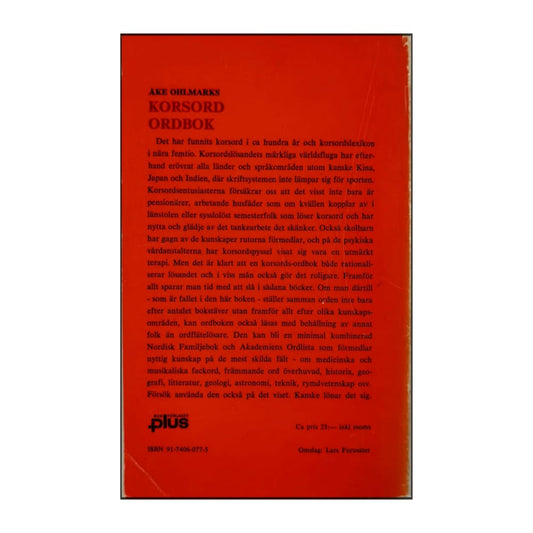 Åke Ohlmarks: Korsord Ordbok