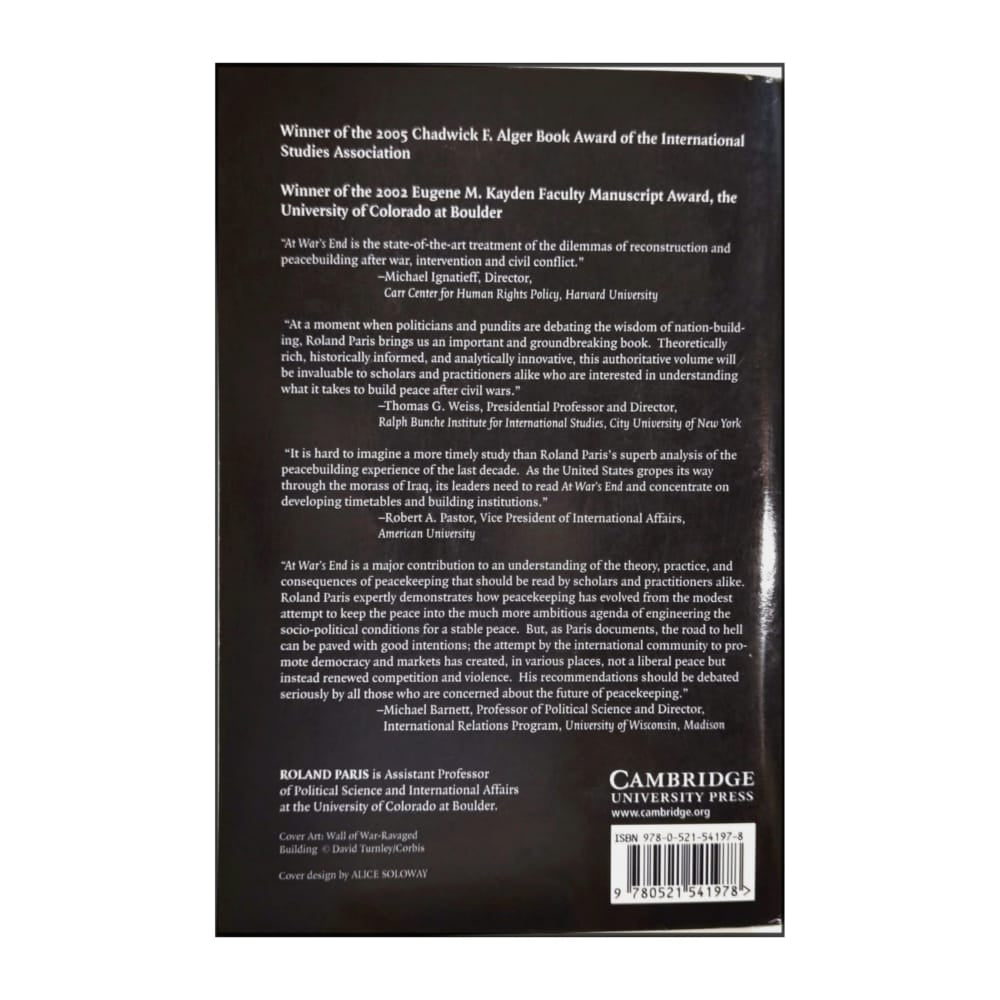 Roland Paris: At War'S End