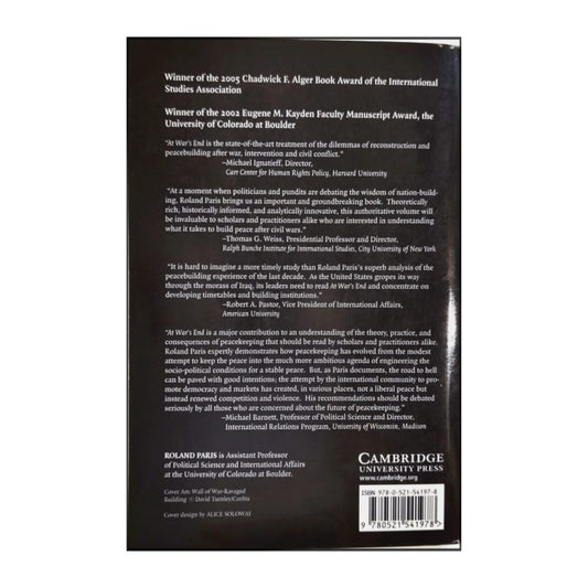 Roland Paris: At War'S End