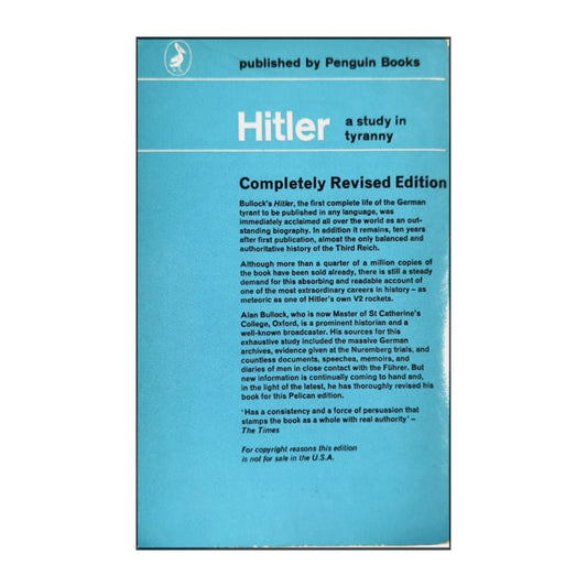 Alan Bullock: Hitler