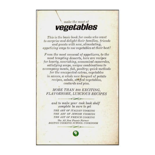 Myra Waldo: The Complete Book Of Vegetable Cookery
