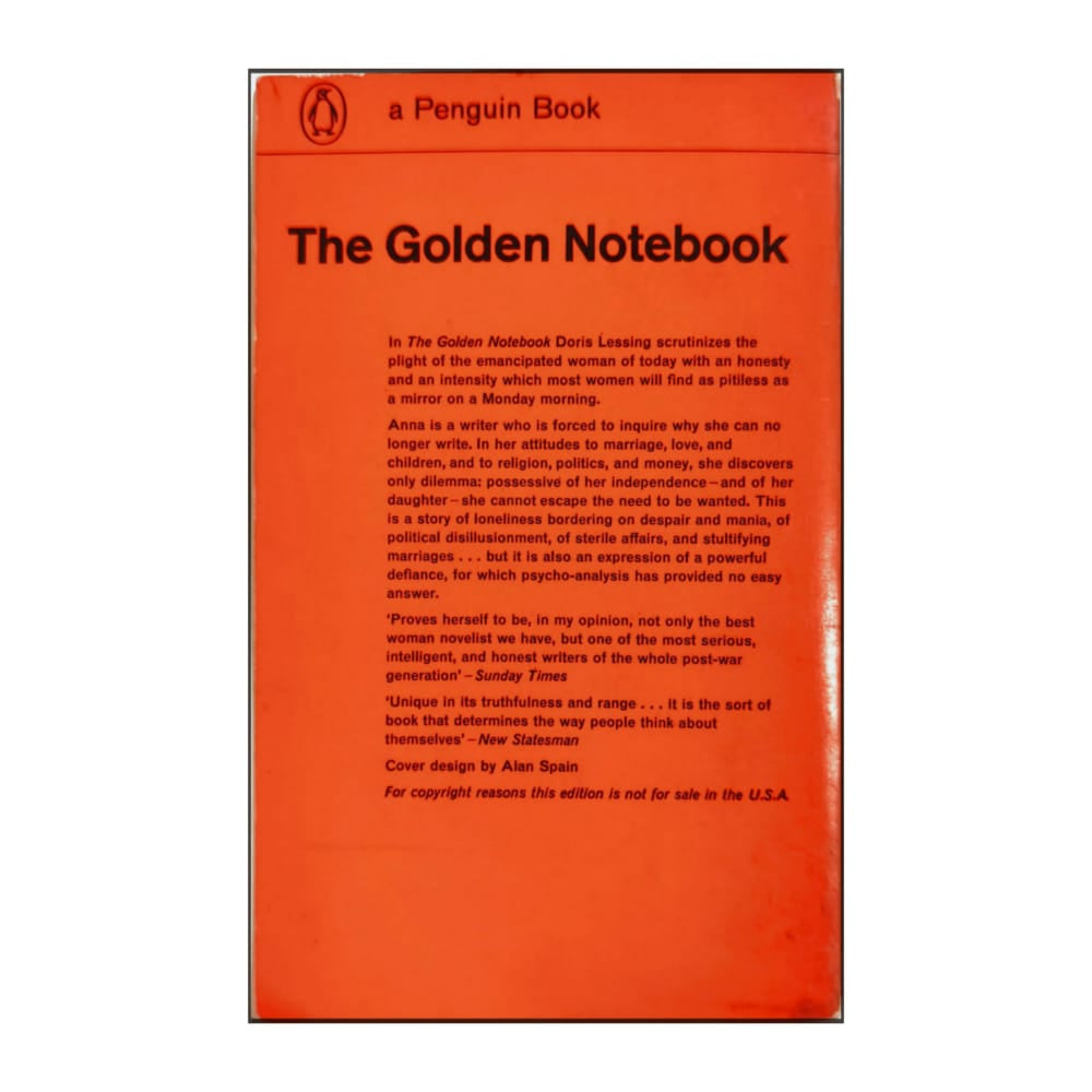 Doris Lessing: The Golden Notebook