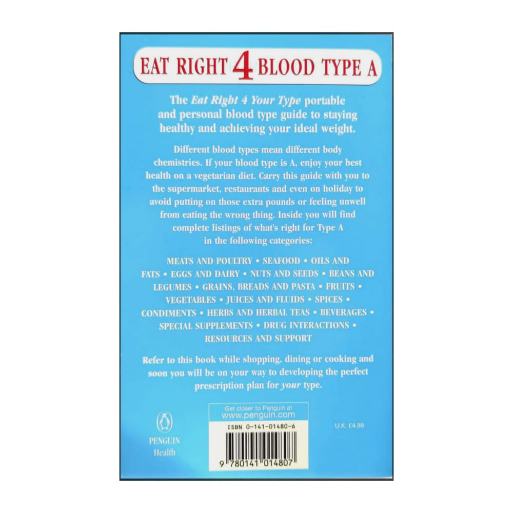 Peter D'Adamo: Eat Right For Blood Type A