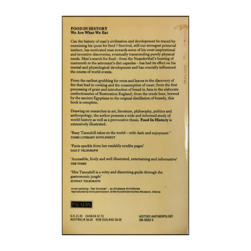 Reay Tannahil: Food In History