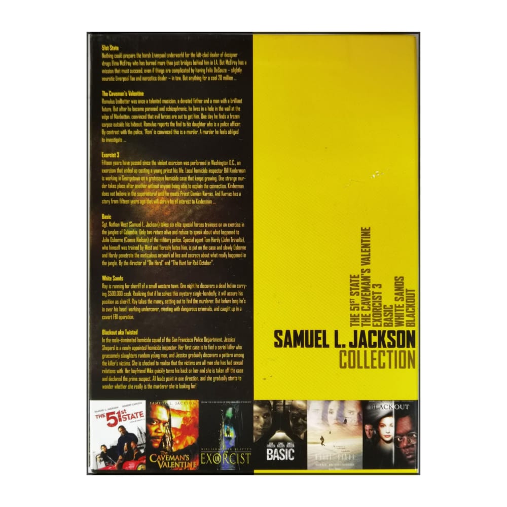 Samuel L. Jackson: 51St State + Caveman'S Valentine + Exorcist 3 + Basic + White Sands + Blackout