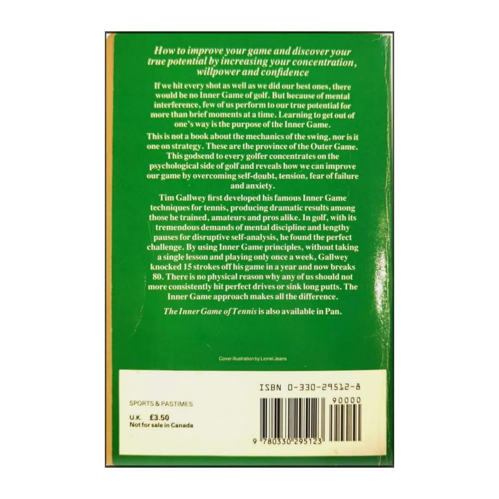 W. Timothy Gallwey: The Inner Game Of Golf