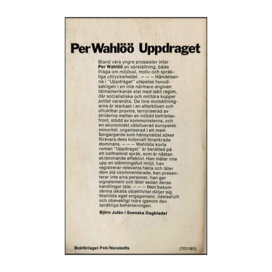 Per Wahlöö: Uppdraget