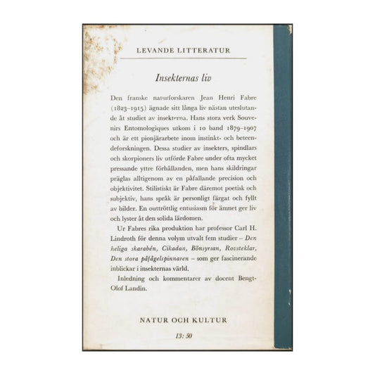 Jean Henri Fabre: Insekternas Liv